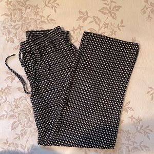Loft Petite Pattern Pull On Pants